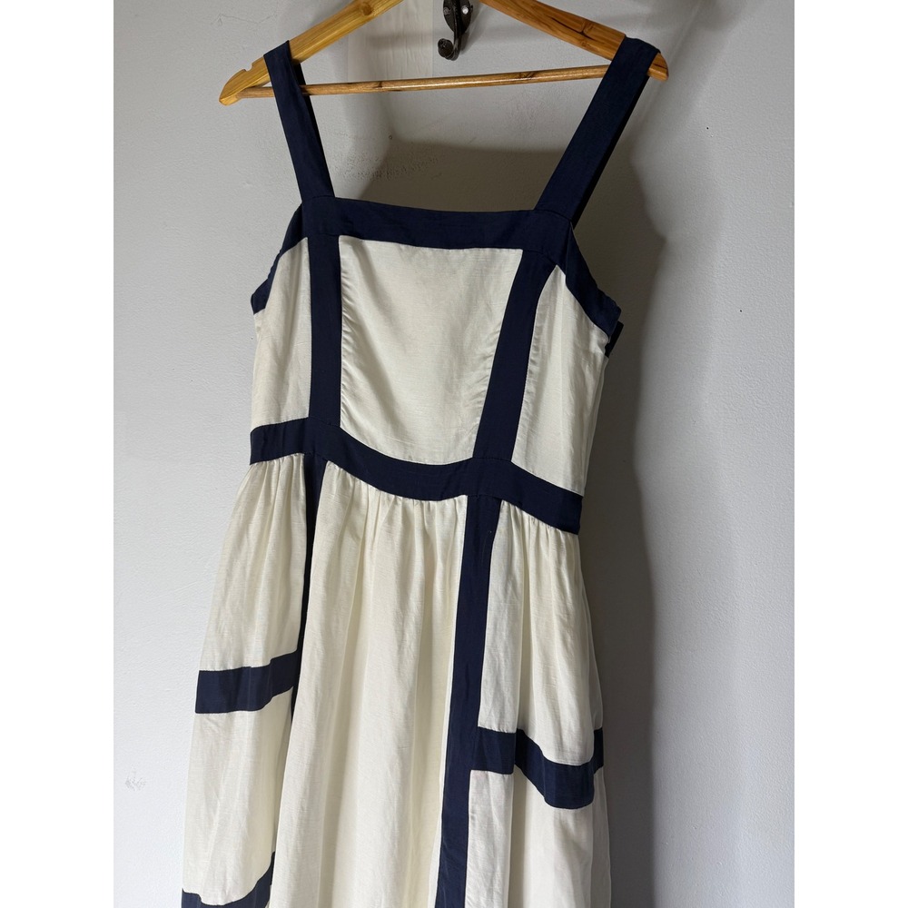 Sancia The Julietta Midnight Midi Pockets Linen Blend Dress medium NWT - Picture 3 of 7